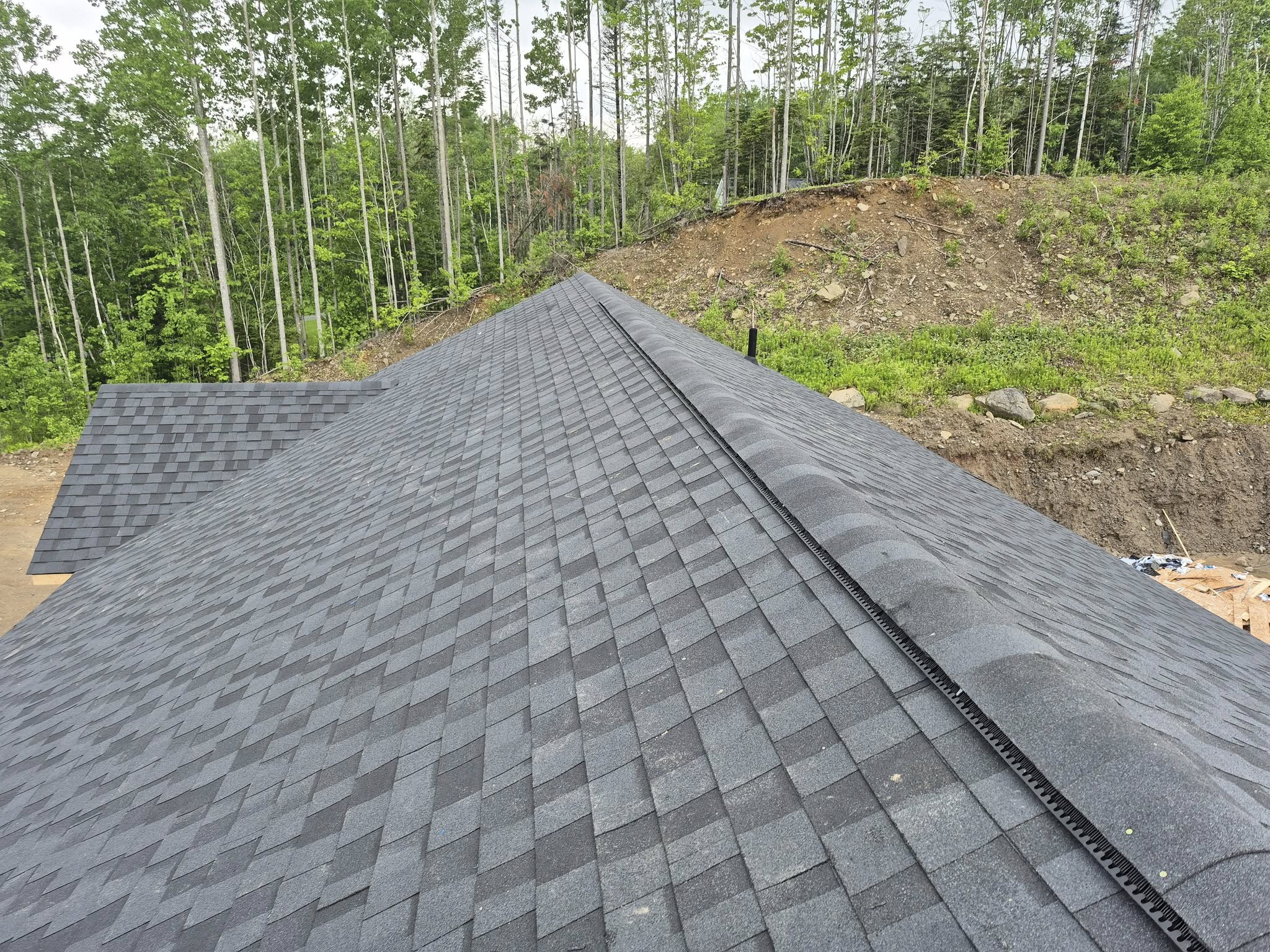 Completed roofing project